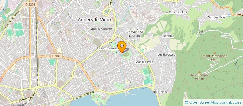 localisation de l'entreprise MONSIEUR BAPTISTE MARTIN à ANNECY