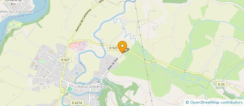 localisation de l'entreprise MONSIEUR BAPTISTE MARTIN  RIEUX-VOLVESTRE