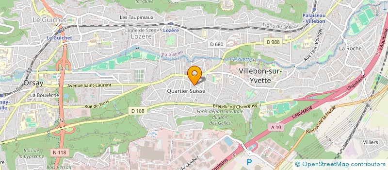 localisation de l'entreprise MONSIEUR BAPTISTE MARTIN à VILLEBON-SUR-YVETTE
