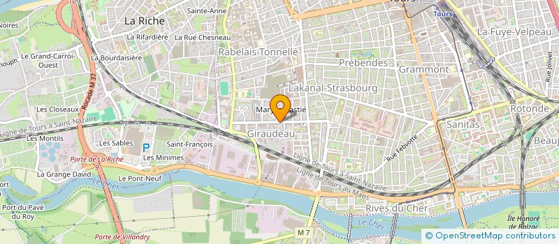 localisation de l'entreprise MONSIEUR BAPTISTE MARTIN  TOURS