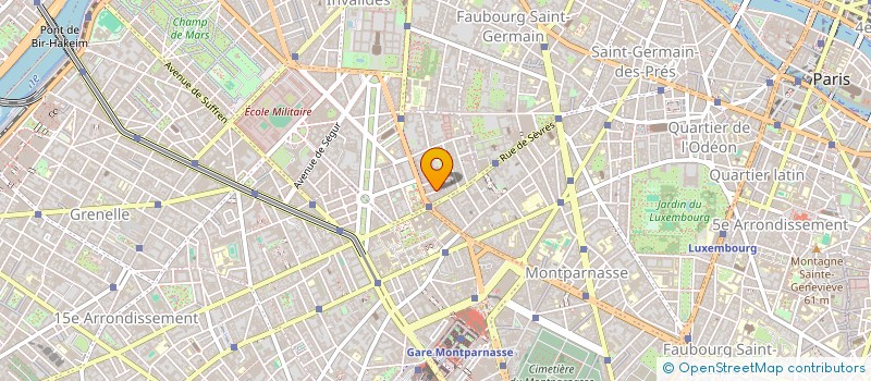 localisation de l'entreprise MONSIEUR BAPTISTE MARTIN  PARIS