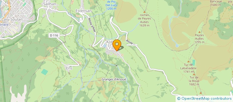 localisation de l'entreprise MONSIEUR BAPTISTE MARUCA-MICELI  AZET