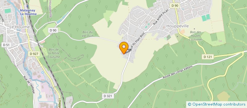 localisation de l'entreprise MONSIEUR BAPTISTE MASSON  HOUPPEVILLE