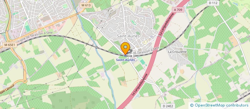 localisation de l'entreprise MONSIEUR BAPTISTE MAUDIEU  SAINT-AUNES