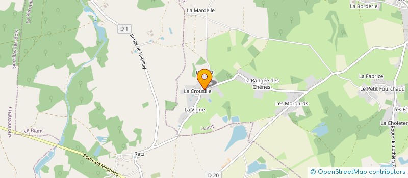 localisation de l'entreprise MONSIEUR BAPTISTE MAUDUIT à LUANT