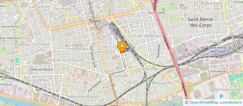 localisation de l'entreprise MONSIEUR BAPTISTE MAUFFAIT  TOURS