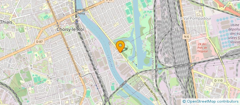 localisation de l'entreprise MONSIEUR BAPTISTE MAURICE-BELAY  CHOISY LE ROI