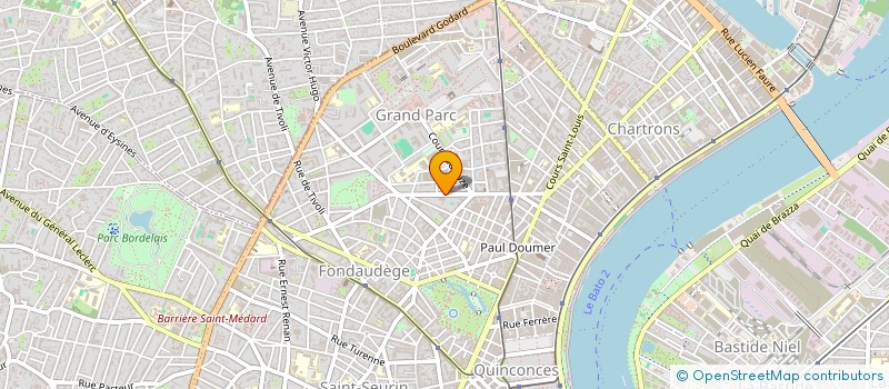 localisation de l'entreprise MONSIEUR BAPTISTE MAURIN  BORDEAUX