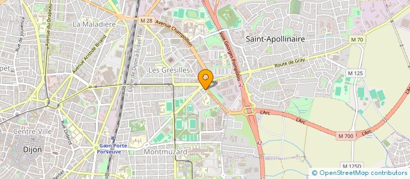 localisation de l'entreprise MONSIEUR BAPTISTE MAXIMIN  DIJON