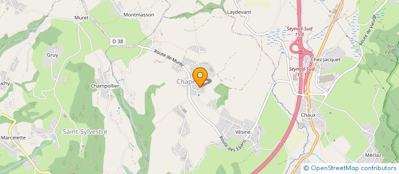 localisation de l'entreprise MONSIEUR BAPTISTE MAYOT  CHAPEIRY