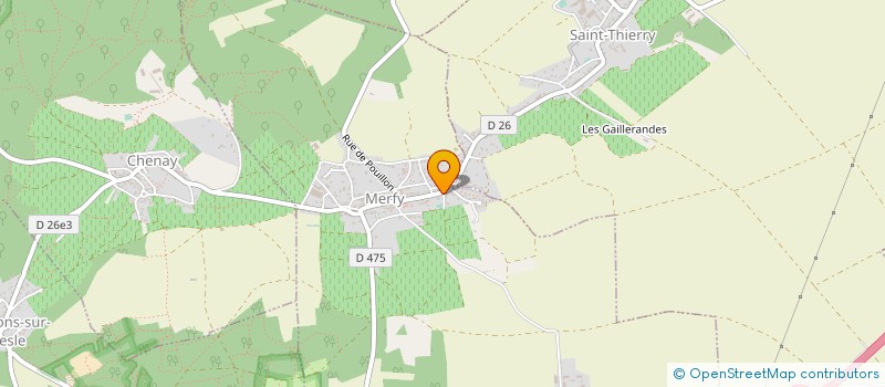 localisation de l'entreprise MONSIEUR BAPTISTE MAZET à MERFY