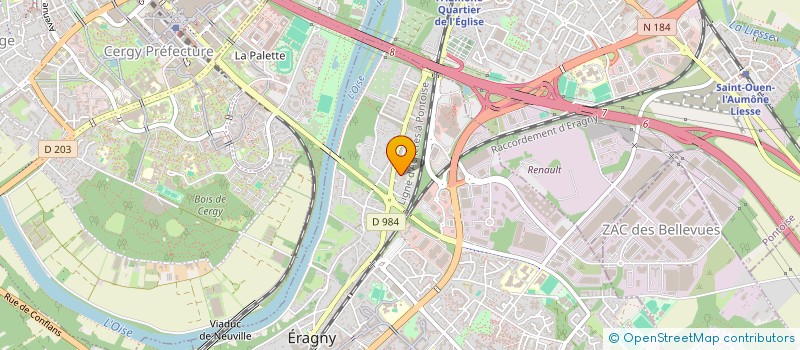 localisation de l'entreprise MONSIEUR BAPTISTE MEME  ERAGNY