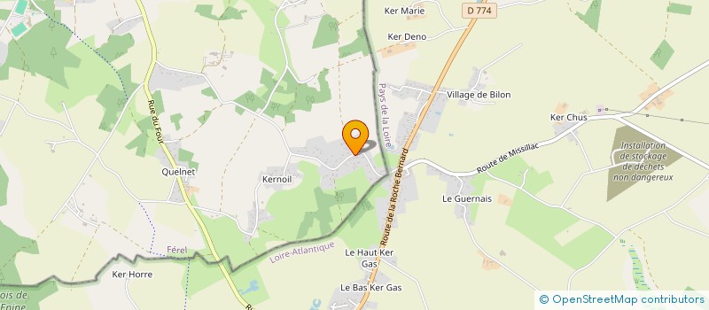 localisation de l'entreprise MONSIEUR BAPTISTE MENANDAIS  FEREL