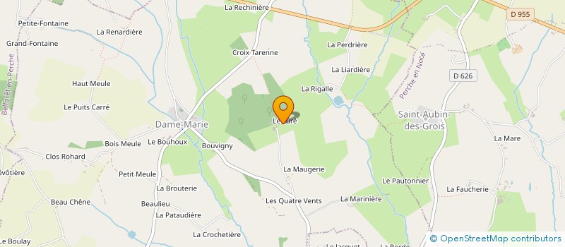 localisation de l'entreprise MONSIEUR BAPTISTE MERRIAUX à DAME-MARIE