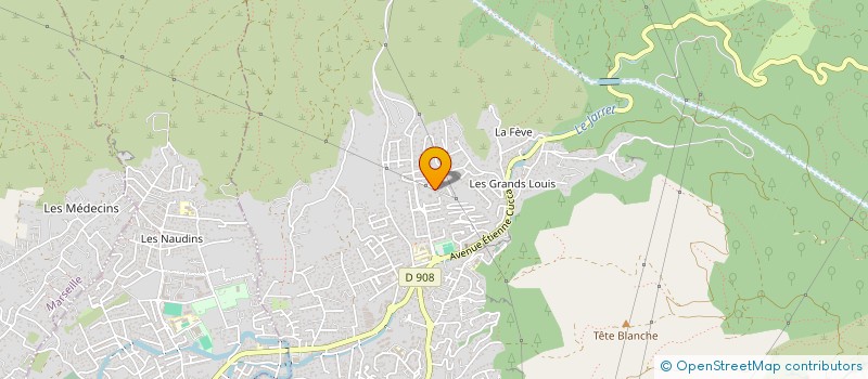 localisation de l'entreprise MONSIEUR BAPTISTE MERRIEN  ALLAUCH