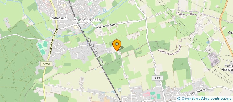 localisation de l'entreprise MONSIEUR BAPTISTE METTAY  MONCE-EN-BELIN