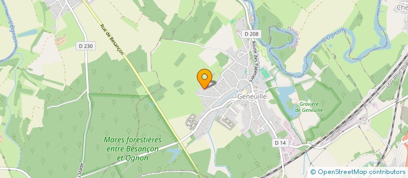 localisation de l'entreprise MONSIEUR BAPTISTE MEY  GENEUILLE