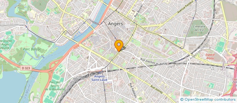 localisation de l'entreprise MONSIEUR BAPTISTE MICHELLON à ANGERS