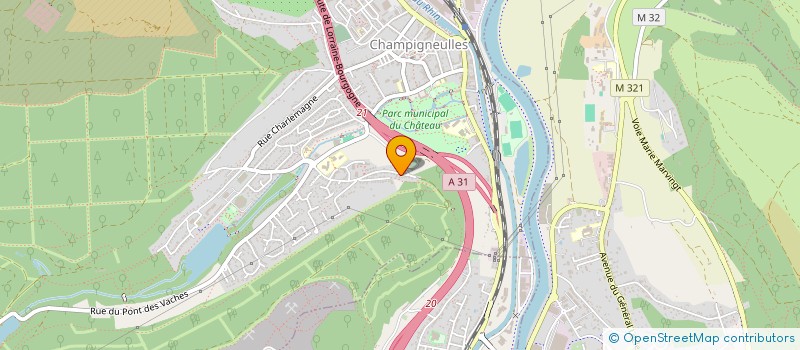 localisation de l'entreprise MONSIEUR BAPTISTE MINCK  CHAMPIGNEULLES