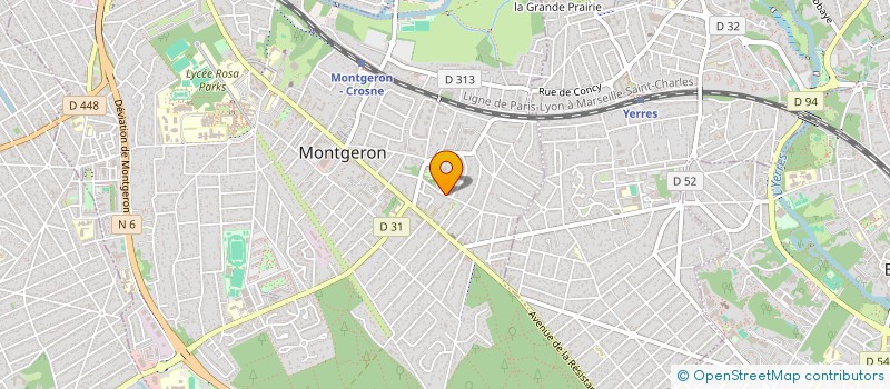localisation de l'entreprise MONSIEUR BAPTISTE MOAL à MONTGERON