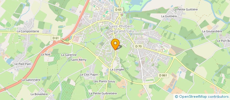 localisation de l'entreprise MONSIEUR BAPTISTE MOINARD  SAINT-PHILBERT-DE-GRAND-LIEU