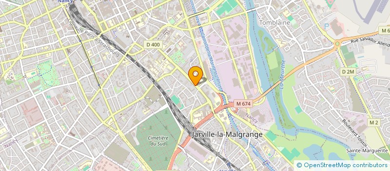 localisation de l'entreprise MONSIEUR BAPTISTE MONCEAUX  NANCY