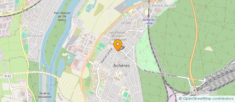 localisation de l'entreprise MONSIEUR BAPTISTE MONTAROU--LEBREUILLY  ACHERES