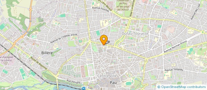 localisation de l'entreprise MONSIEUR BAPTISTE MONTIN à PAU