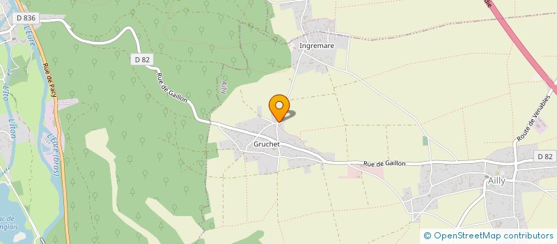 localisation de l'entreprise MONSIEUR BAPTISTE MOREL  AILLY