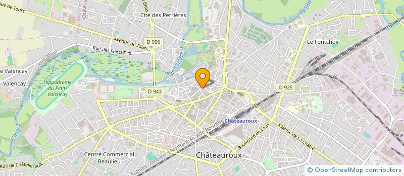 localisation de l'entreprise MONSIEUR BAPTISTE MORIN à CHATEAUROUX