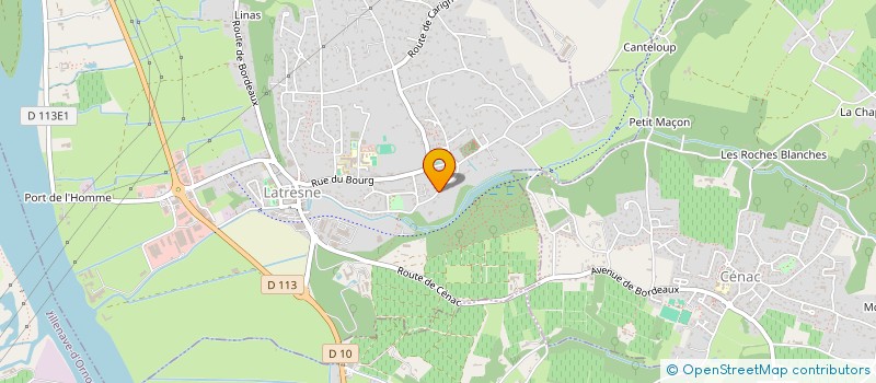 localisation de l'entreprise MONSIEUR BAPTISTE MOURA  LATRESNE