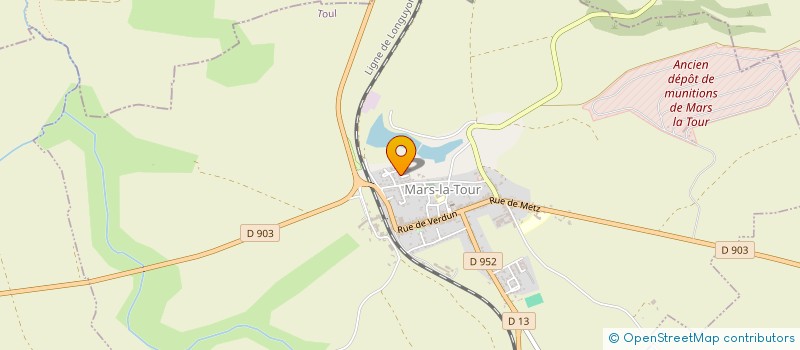 localisation de l'entreprise MONSIEUR BAPTISTE MOUREY  MARS-LA-TOUR