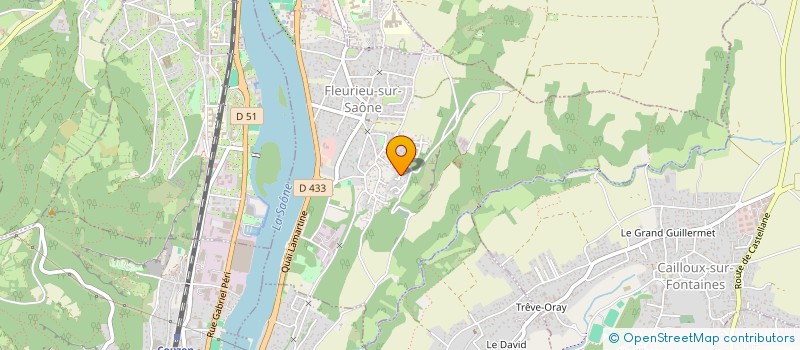 localisation de l'entreprise MONSIEUR BAPTISTE MULATIER  FLEURIEU-SUR-SAONE