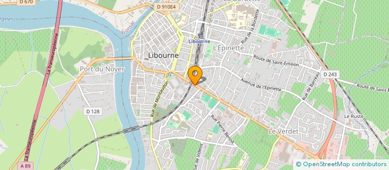 localisation de l'entreprise MONSIEUR BAPTISTE MUNNE à LIBOURNE