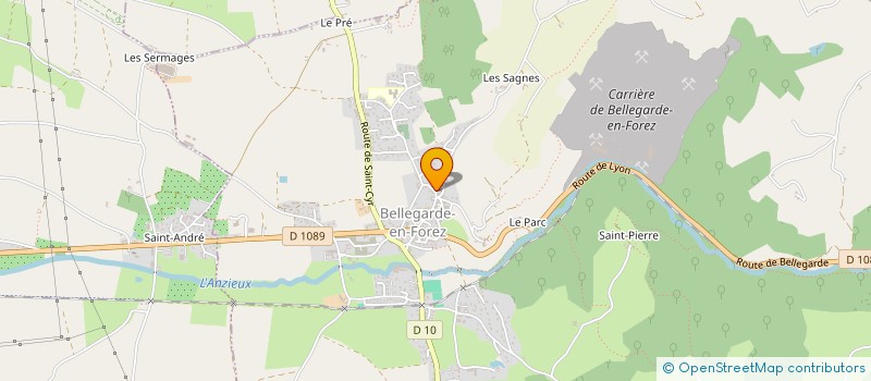 localisation de l'entreprise MONSIEUR BAPTISTE MURE à BELLEGARDE-EN-FOREZ