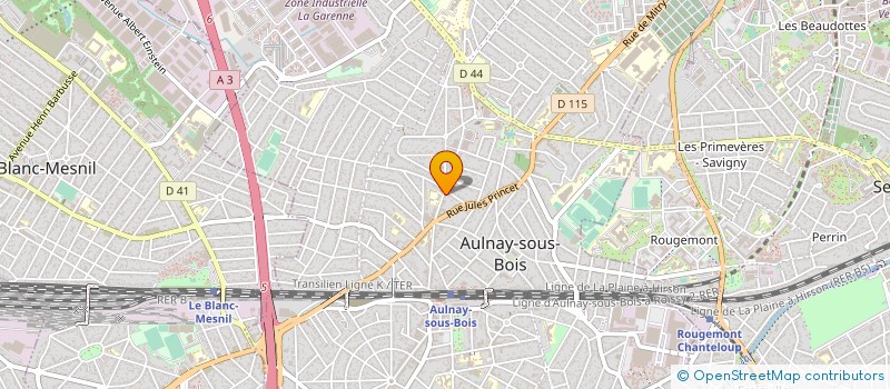 localisation de l'entreprise MONSIEUR BAPTISTE MUREZ à AULNAY-SOUS-BOIS