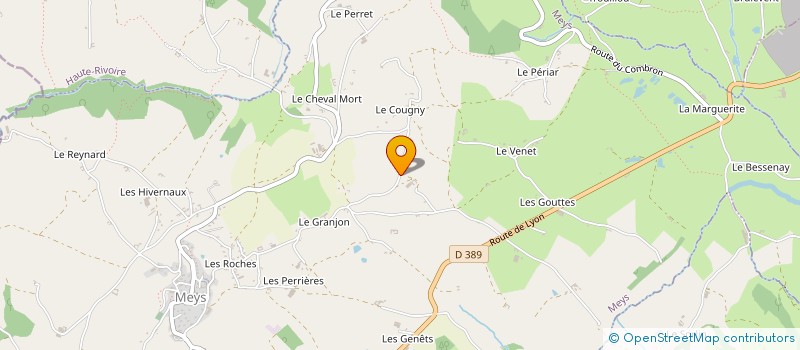 localisation de l'entreprise MONSIEUR BAPTISTE MURIGNEUX  MEYS