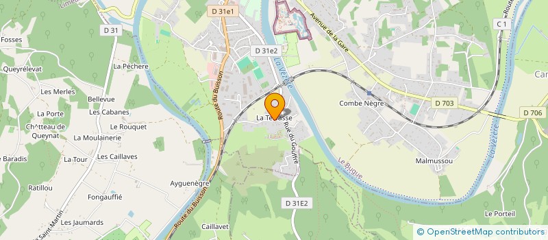 localisation de l'entreprise MONSIEUR BAPTISTE NASSAH  LE BUGUE