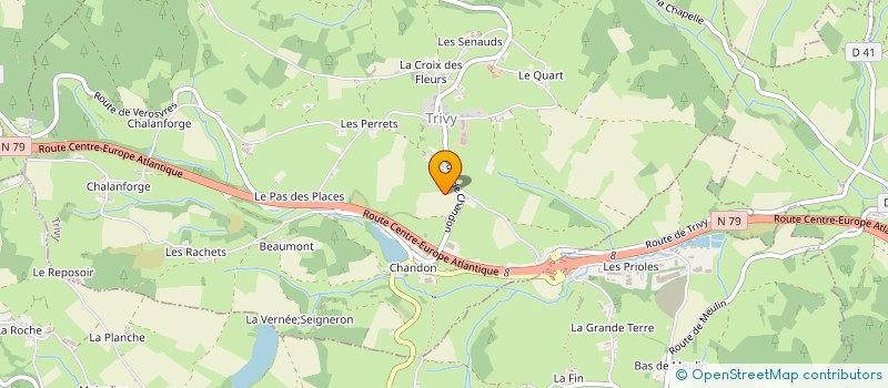localisation de l'entreprise MONSIEUR BAPTISTE NESME à TRIVY