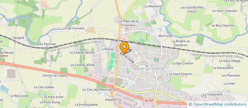 localisation de l'entreprise MONSIEUR BAPTISTE NODIN  NOYAL-SUR-VILAINE