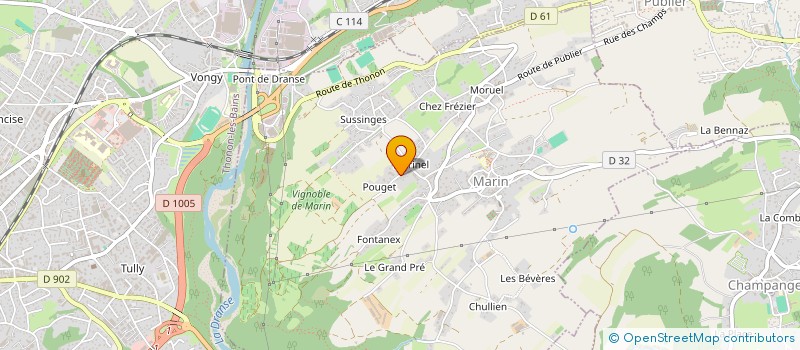 localisation de l'entreprise MONSIEUR BAPTISTE NOIR  MARIN