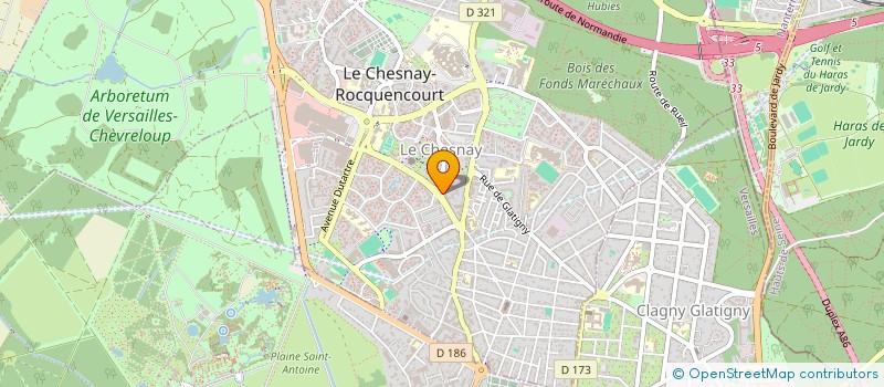 localisation de l'entreprise MONSIEUR BAPTISTE NOIROT  LE CHESNAY-ROCQUENCOURT