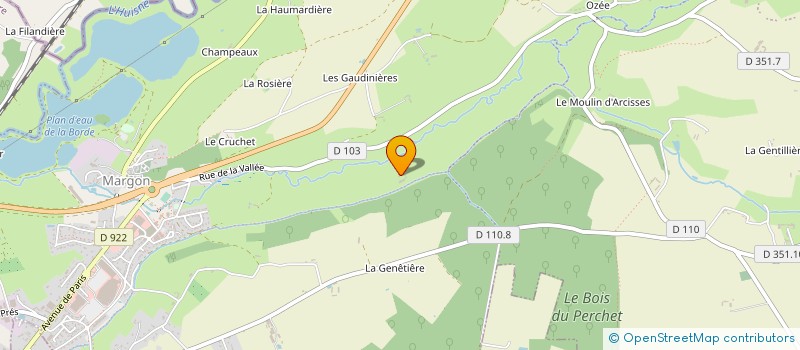 localisation de l'entreprise MONSIEUR BAPTISTE NORMAND à ARCISSES