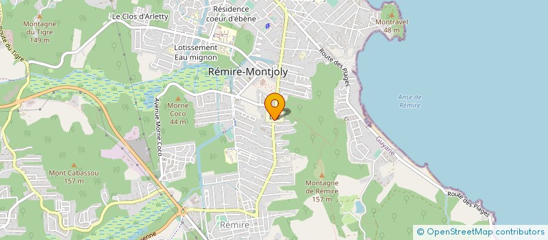 localisation de l'entreprise MONSIEUR BAPTISTE NOT à REMIRE-MONTJOLY