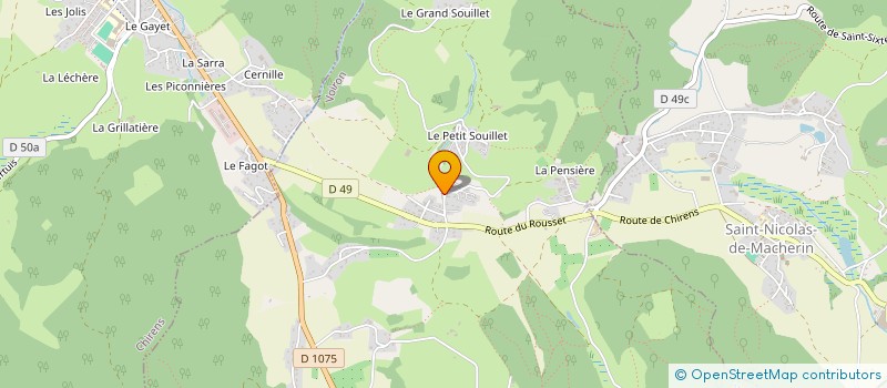 localisation de l'entreprise MONSIEUR BAPTISTE NOVIANT  VOIRON