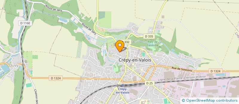 localisation de l'entreprise MONSIEUR BAPTISTE NUNS  CREPY-EN-VALOIS