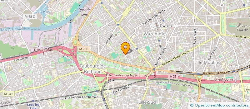 localisation de l'entreprise MONSIEUR BAPTISTE OFCARD à LILLE