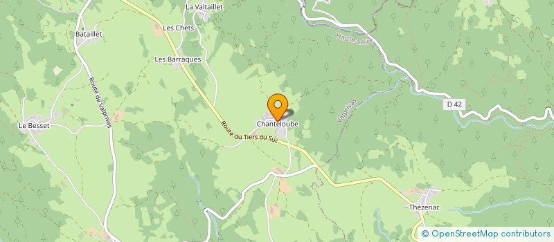 localisation de l'entreprise MONSIEUR BAPTISTE OUILLON  VALPRIVAS