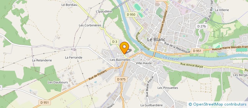 localisation de l'entreprise MONSIEUR BAPTISTE PALIER à LE BLANC