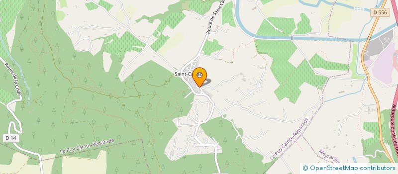 localisation de l'entreprise MONSIEUR BAPTISTE PANTANI  LE PUY-SAINTE-REPARADE